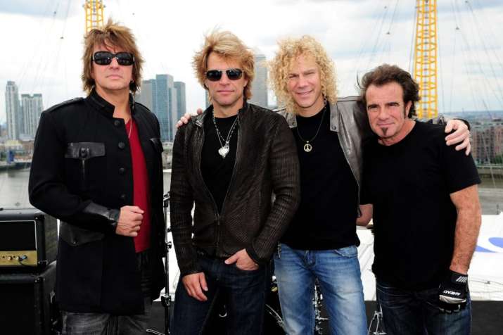 Here's how legendary rock band Bon Jovi celebrated their 35-year career |  Hollywood News – India TV