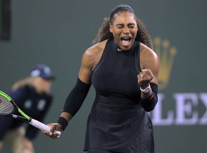 Serena Williams wins 1st match in comeback at Indian Wells Tennis