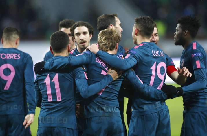 India Tv - Atletico Madrid ease past Lokomotiv
