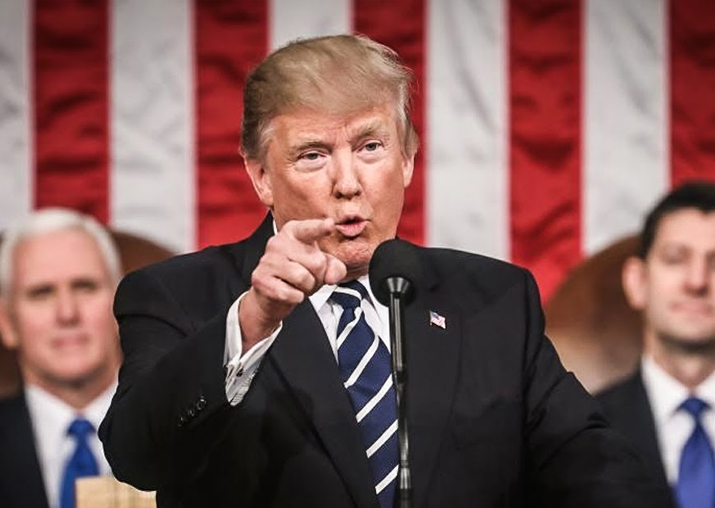 File pic of US president Donald Trump