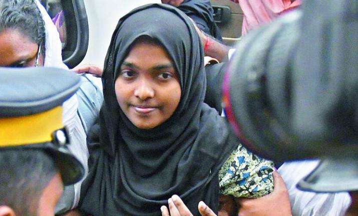 Hadiya, 24, earlier Akhila Ashokan, embraced Islam and