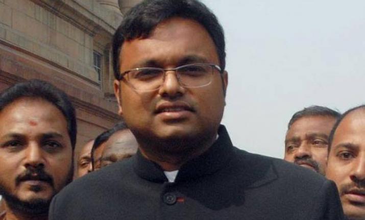 Karti was on March 24 given bail by the high court in