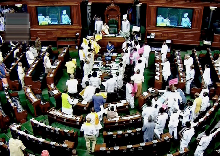 No trust motion not taken up, Lok Sabha adjourned for the