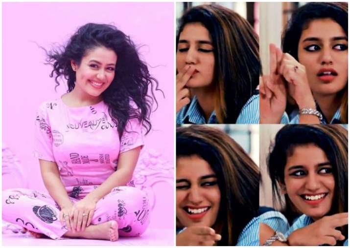 Neha Kakkar Hiroin X Video - Neha Kakkar imitates Priya Prakash Varrier's 'wink' act and its ...