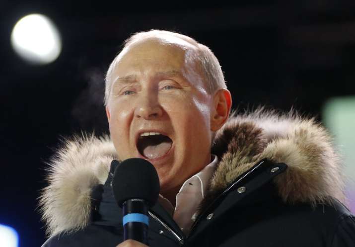 Russian presidential elections: Vladimir Putin storms to