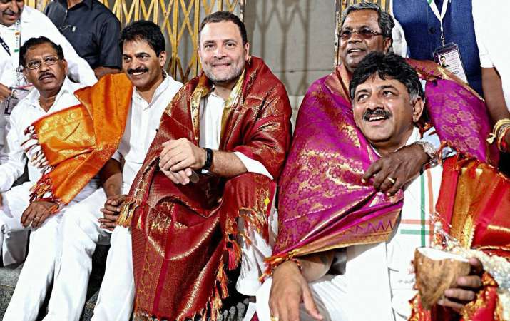 The Congress has been accused by the BJP of dividing the