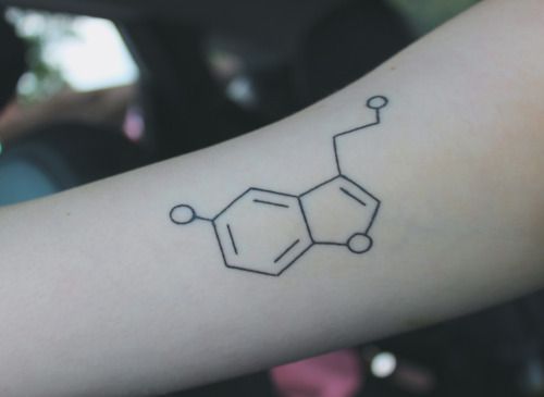 India Tv - Serotonin tattoo