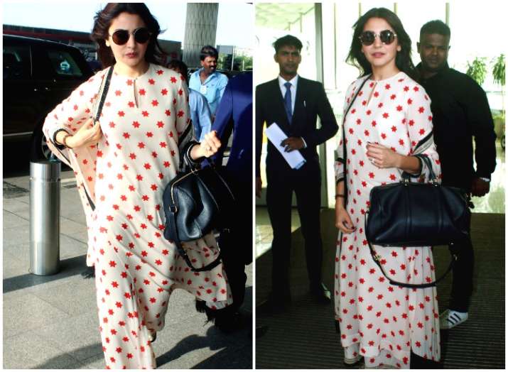 Anushka Sharma heads to Bengaluru