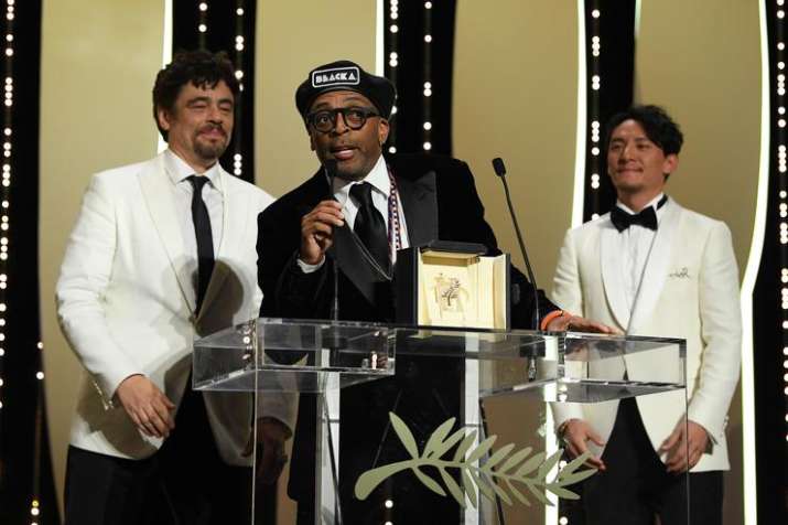 American director Spike Lee'sÂ BlacKkKlansmanÂ wins Grand