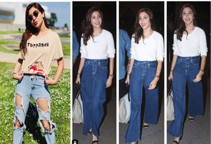 Anushka Sharma S New Boyfriend Jeans Look Is Comfy Yet Trendy Celebrities News India Tv