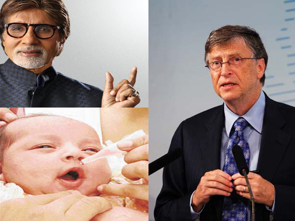 Bill Gates acknowledged Amitabh Bachchan's efforts for