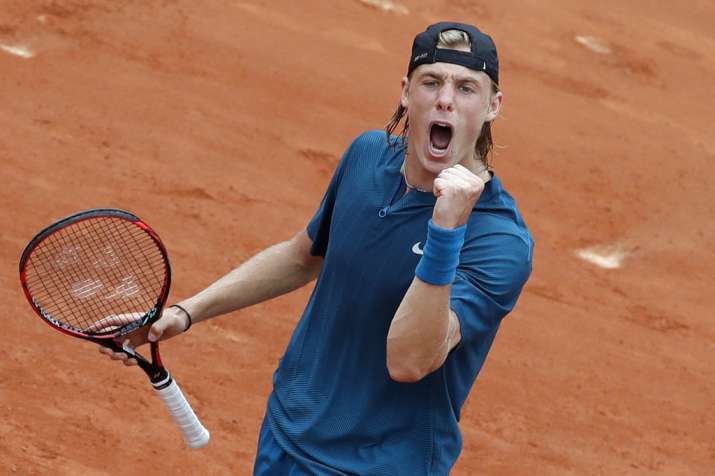 Carefree Canadian Denis Shapovalov Wins French Open Debut Tennis News India Tv