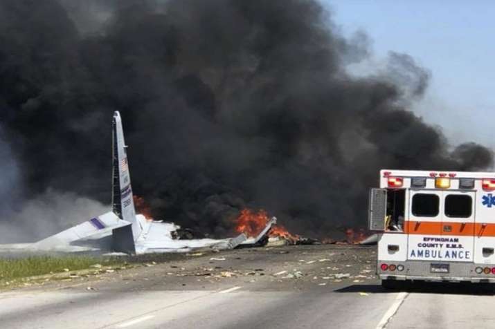 Nine dead as C-130 Hercules aircraft crashes near US