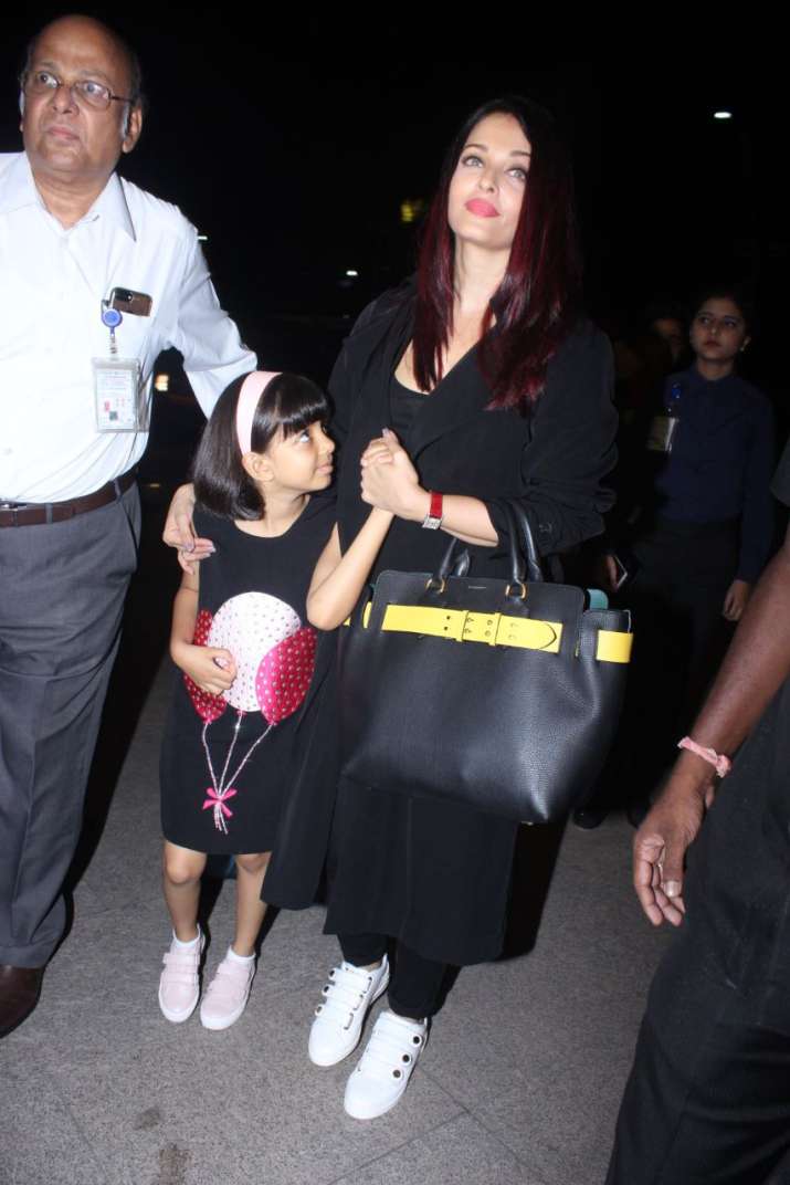 Aishwarya Rai Bachchan and daughter Aaradhya leave for Cannes 2018, see ...