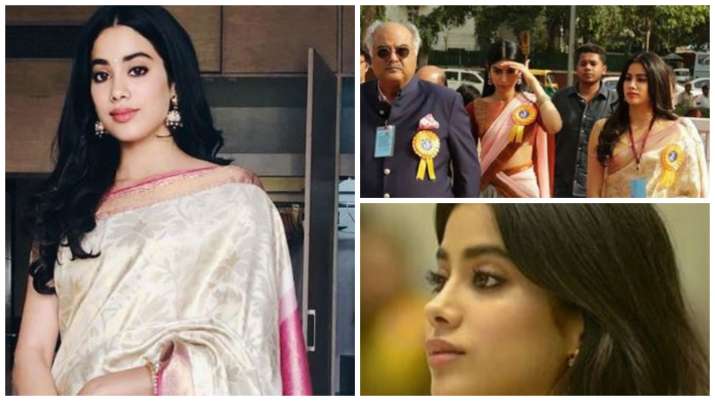 Janhvi Kapoor Drapes Sridevi S Old Saree For National Awards