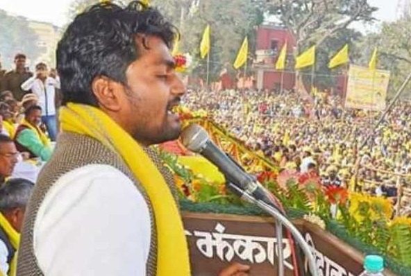 Addressing a rally in Chandauli district, Arvind Bhar said