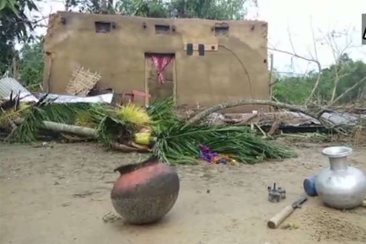Tripura's Khowai which has been affected by storm