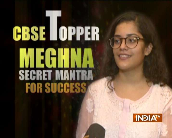India Tv - CBSE Class 12 Topper Meghna Srivastava 