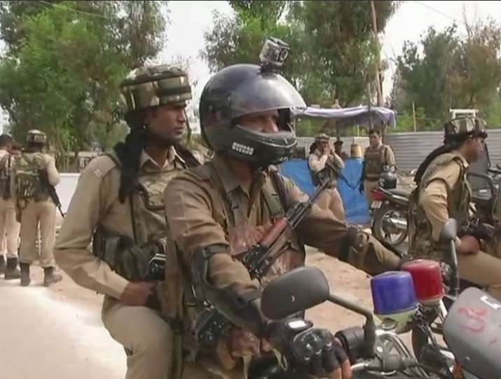 Image result for amarnath yatra security guard camera in helmet