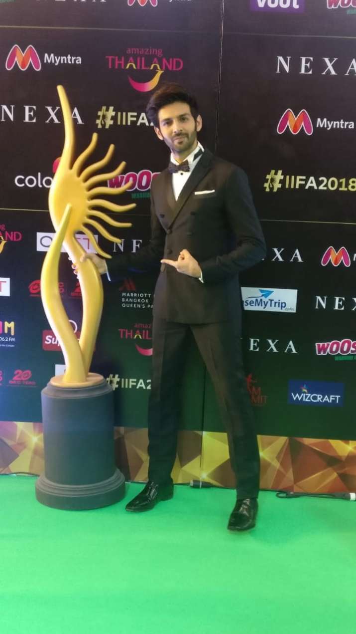 India Tv - Kartik Aaryan at IIFA