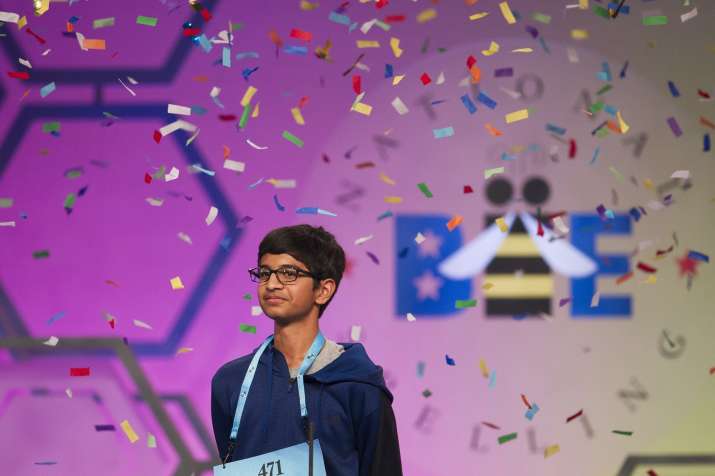 Thursday night emerged the Indian- American spell bee