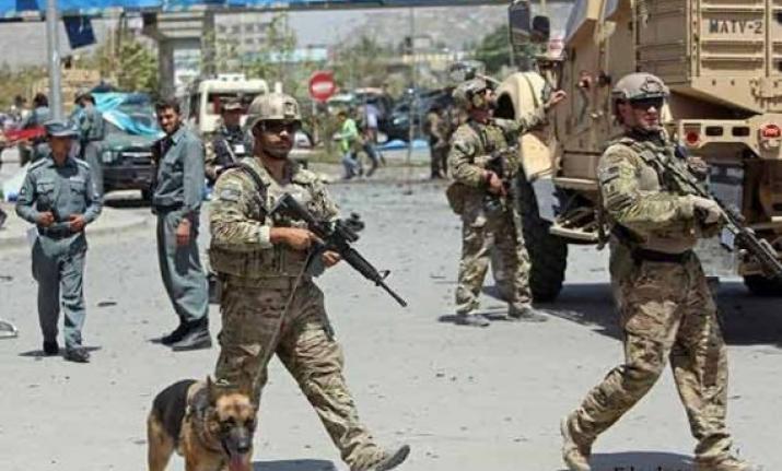 US and Afghan forces in joint operation (Representation