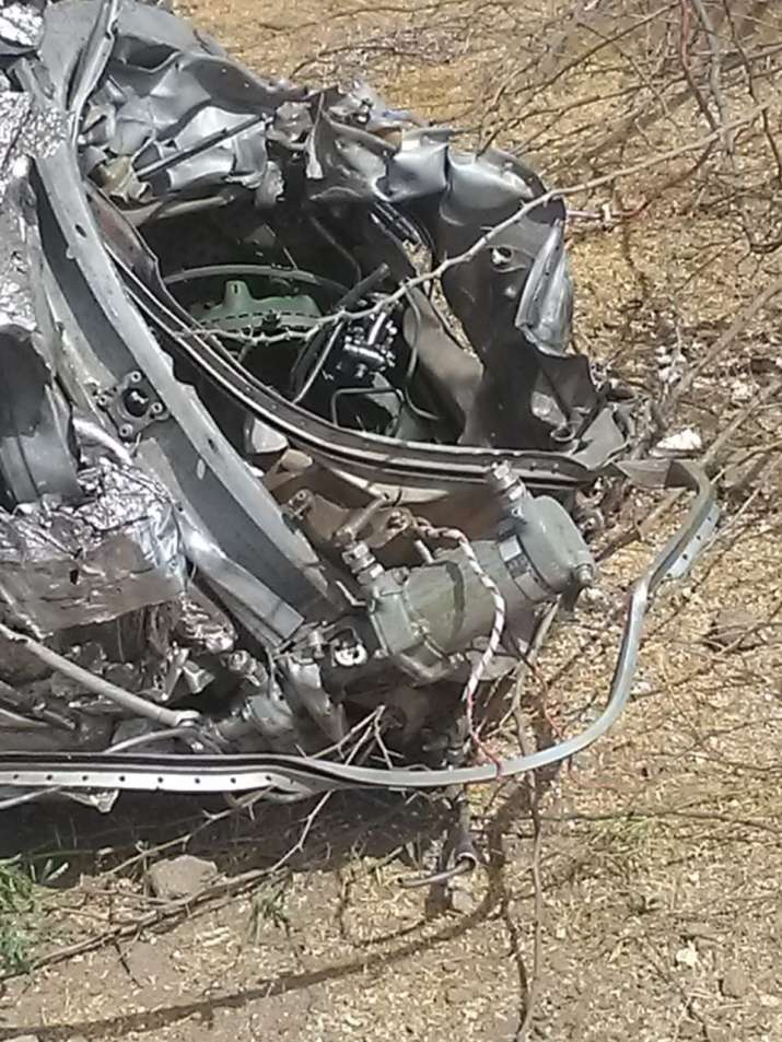 Bursting of the front tyre of the bus caused the road