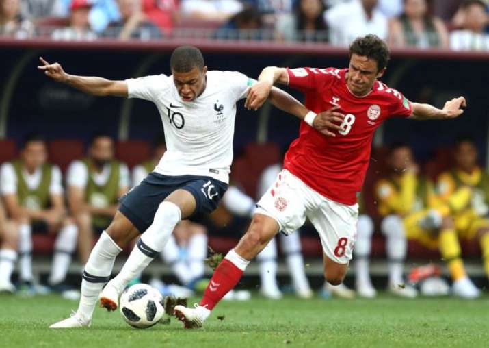 Fifa World Cup 2018 France Denmark Draw 0 0 Advance From Group C