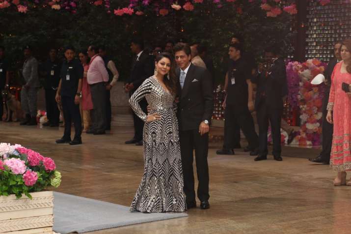   - Shah Rukh Khan and his wife Gauri Khan 