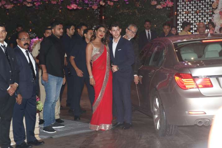   India TV - Priyanka Chopra and Nick Jonas make their first public appearance as a couple 