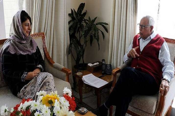 Governor NN Vohra on Tuesday evening recommended to