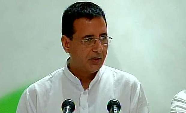 Randeep Singh Surjewala- File pic