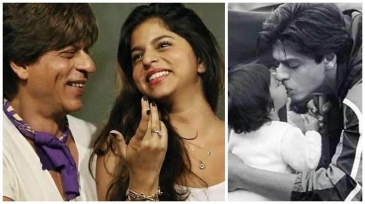 This Throwback Pic Of Shah Rukh Khan Kissing Li L Suhana Speaks Volumes