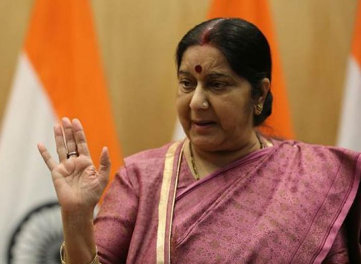 Sushma Swaraj met the Diplomatic Advisor to the President