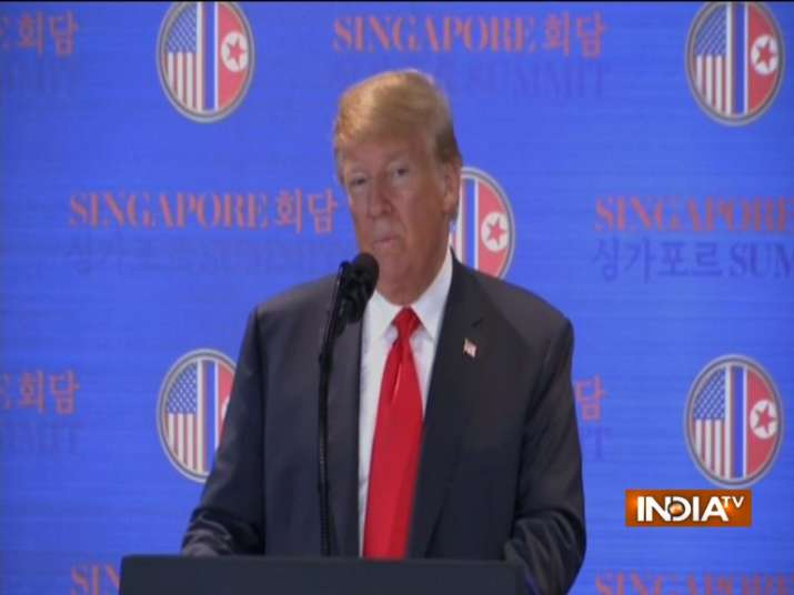 Trump-Kim Singapore Summit: US Prez says North Korean
