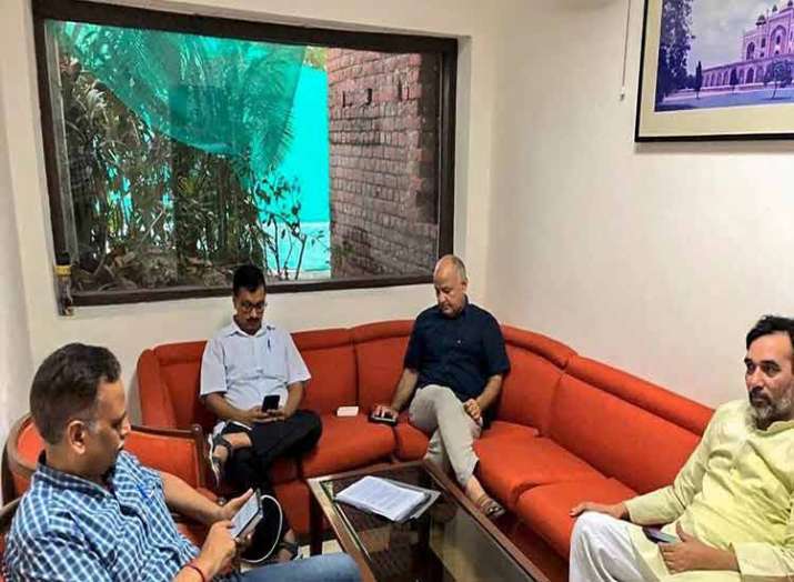 Kejriwal, along with some of his cabinet colleagues, is