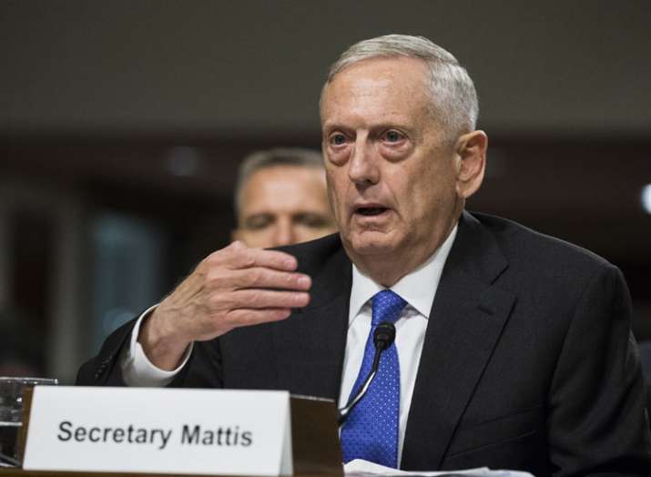 Mattis is invited by Chinese Defence Minister Wei Fenghe to