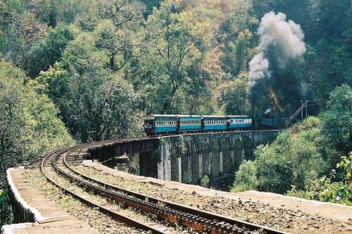 The train service is a major tourist attraction as it winds