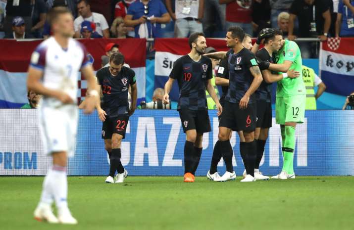 India Tv - Croatia defeated Iceland 2-1 in the Group Stage