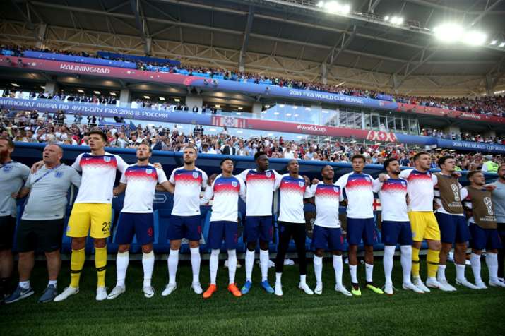 England football team.
