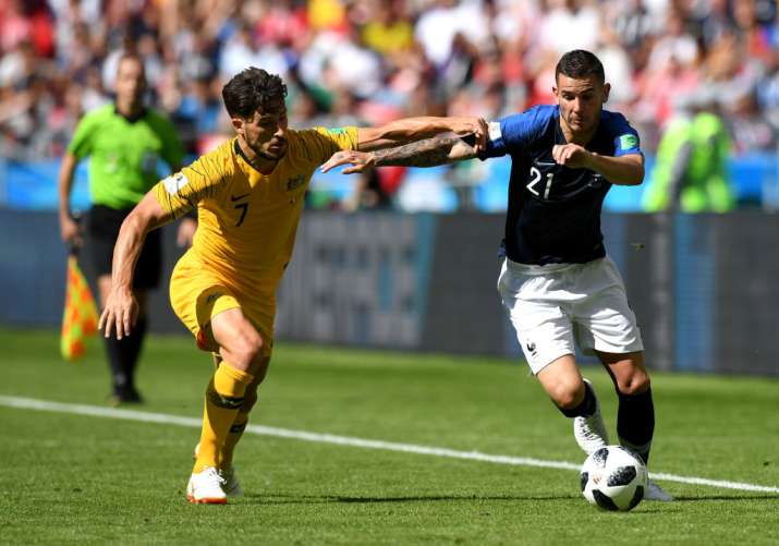 India Tv - France beat Australia 2-1 in the group stage
