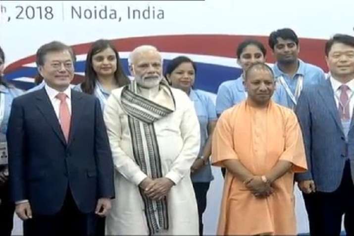 PM Modi to inaugurate Samsung plant in Noida.