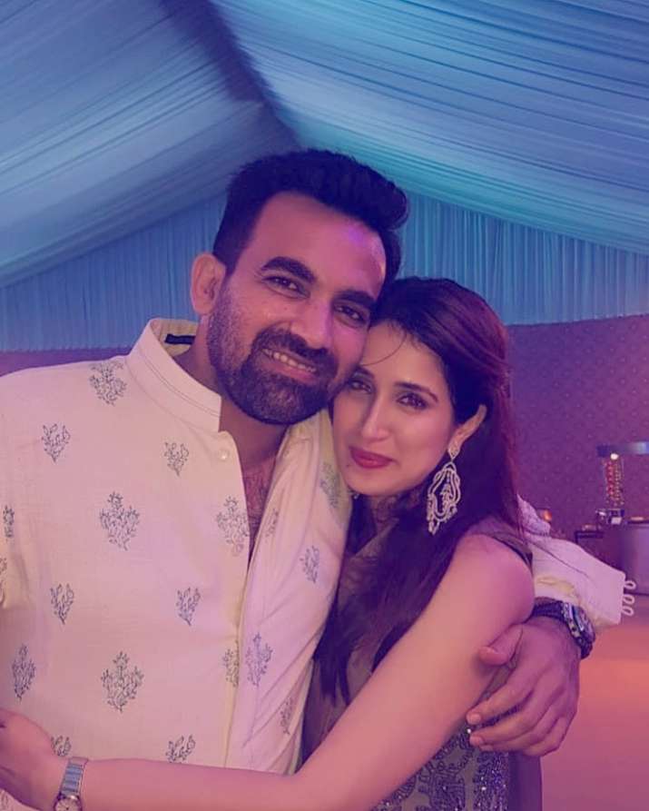 India Tv - Sagarika Ghatge and Zaheer Khan