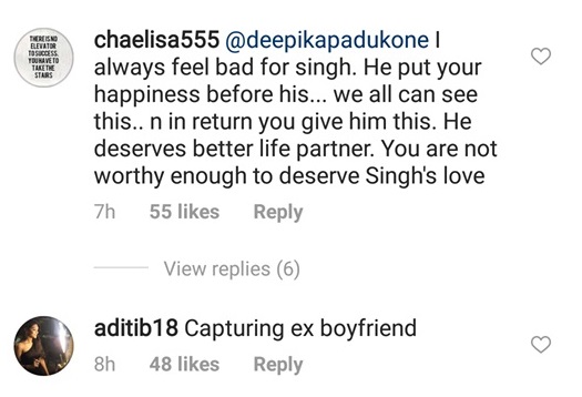 India Tv - Comments on Deepika's post