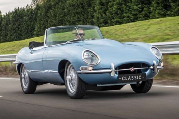 Tata Motor S Jaguar To Produce Electric Version Of Classic E Type New Model To Hit Roads By 2020 Cars News India Tv