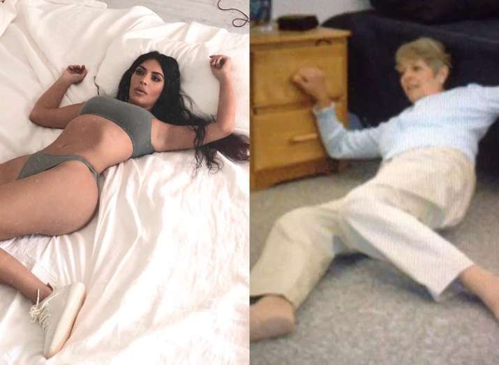 Kim Kardashian S Awkward Pose Has Turned Into A Viral Meme Twitterati Can T Stop Laughing Buzz News India Tv