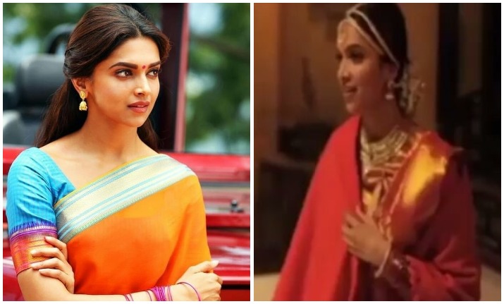 deepika padukone chennai express wedding saree