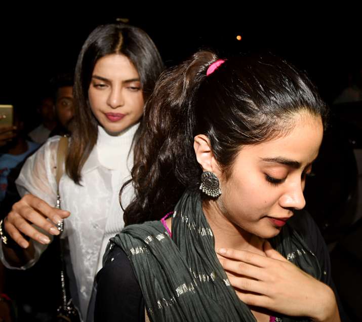 India Tv - Priyanka Chopra and Janhvi Kapoor