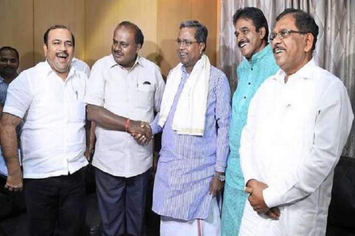 Members of the Janata Dal (Secular)-Congress Coordination