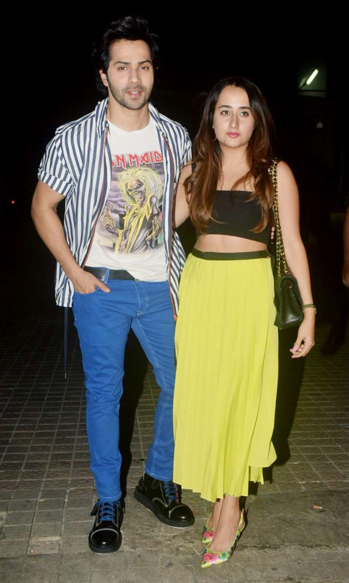 India Tv - Varun Dhawan with Natasha Dalal